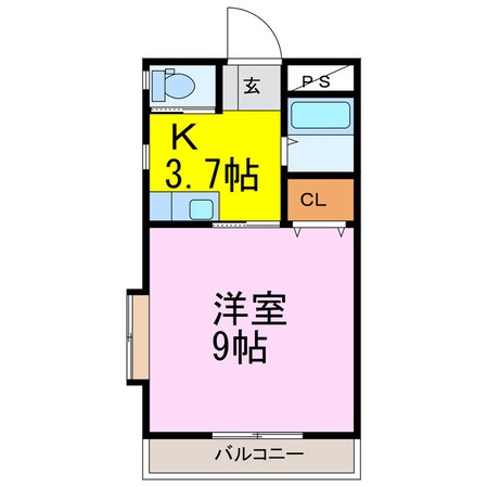 ラフォーレモンターニュⅡの物件間取画像